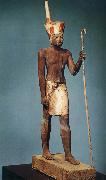 King Senwosret i striding unknow artist